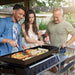 4 Burner Portable Gas Plancha 10kW BBQ Griddle, Stainless Steel - DG23