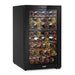 Baridi 52 Bottle Dual Zone Wine Cooler, Fridge, Touch Screen Controls, LED - Black - DH236