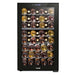 Baridi 52 Bottle Dual Zone Wine Cooler, Fridge, Touch Screen Controls, LED - Black - DH236