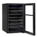 Baridi 52 Bottle Dual Zone Wine Cooler, Fridge, Touch Screen Controls, LED - Black - DH236