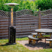 Gas Patio Heater 13kW for Commercial & Domestic Use, Black, Supplied with Cover - DG226